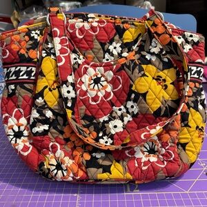 Vera Bradley Bittersweet Pattern Floral Quilted Tote Bag - Multicolor